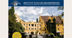 Desktop Screenshot of institutschlossbrannenburg.de