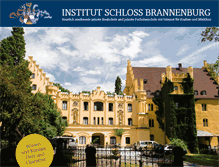 Tablet Screenshot of institutschlossbrannenburg.de